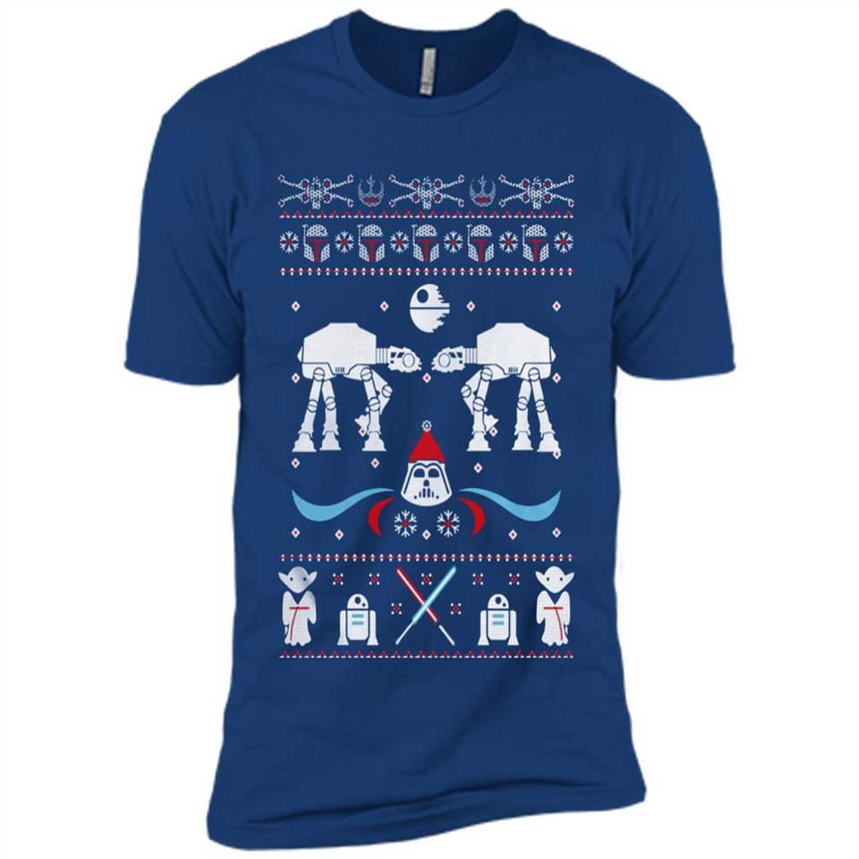Star Wars Icons Funny Ugly Christmas - Premium Short Sleeve T-Shirt