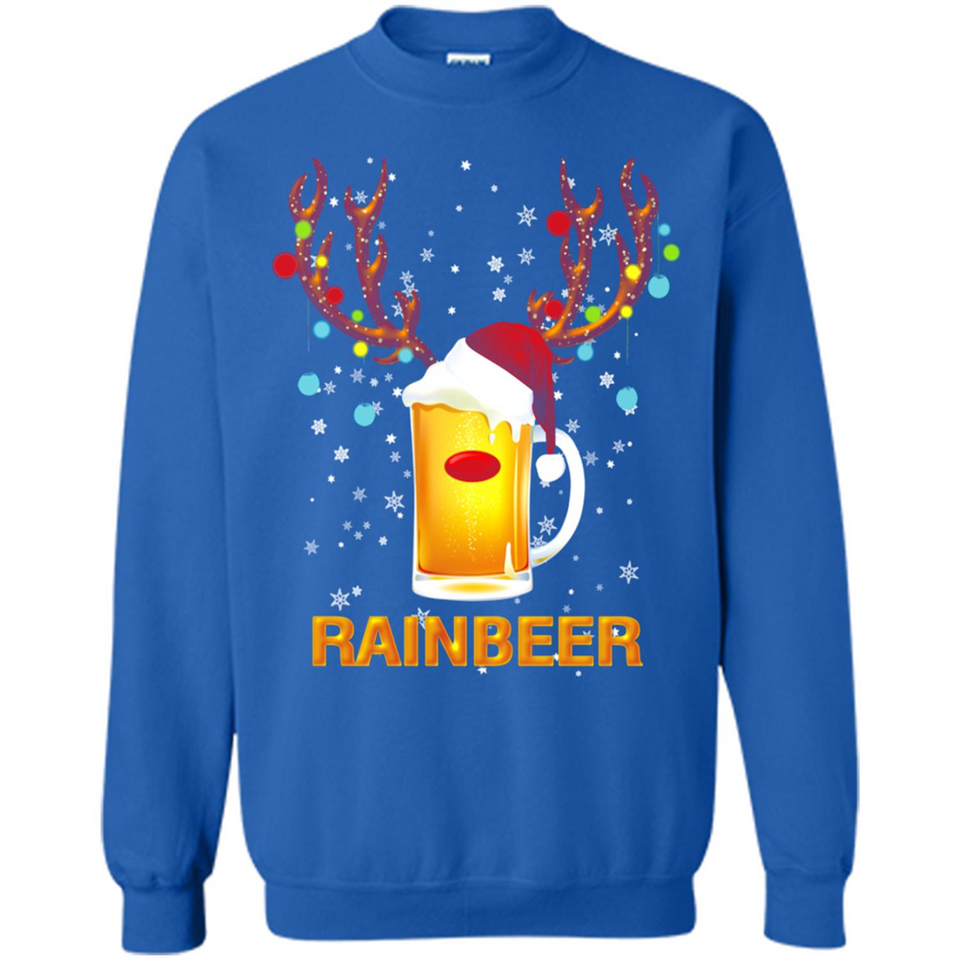 Rainbeer Funny Reindeer Beer Lover