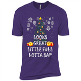 Looks Great Little Full Lotta Sap Funny Christmas Tree Mug PINGPONG - Premium Short Sleeve T-Shirt