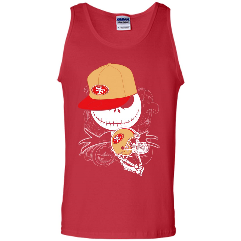 Jack Skellington The Nightmare Before Christmas-49ers Football - Tank Top