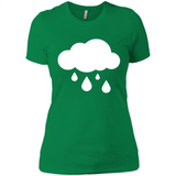 Rain Graphic Funny Black mugs PINGPONG - Ladies' Boyfriend T-Shirt