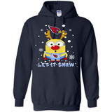 Minion Arizona Cardinals Ugly Christmas Sweater Let it Snow - Hoodie