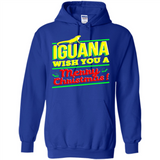 Iguana Wish You A Merry Christmas Animal - Hoodie