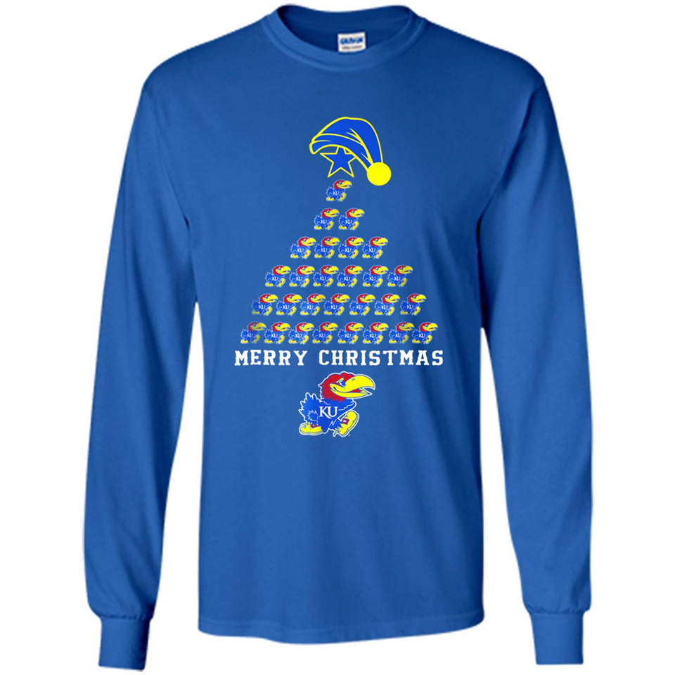 Perfect Kansas Jayhawks Christmas Tree PINGPONG