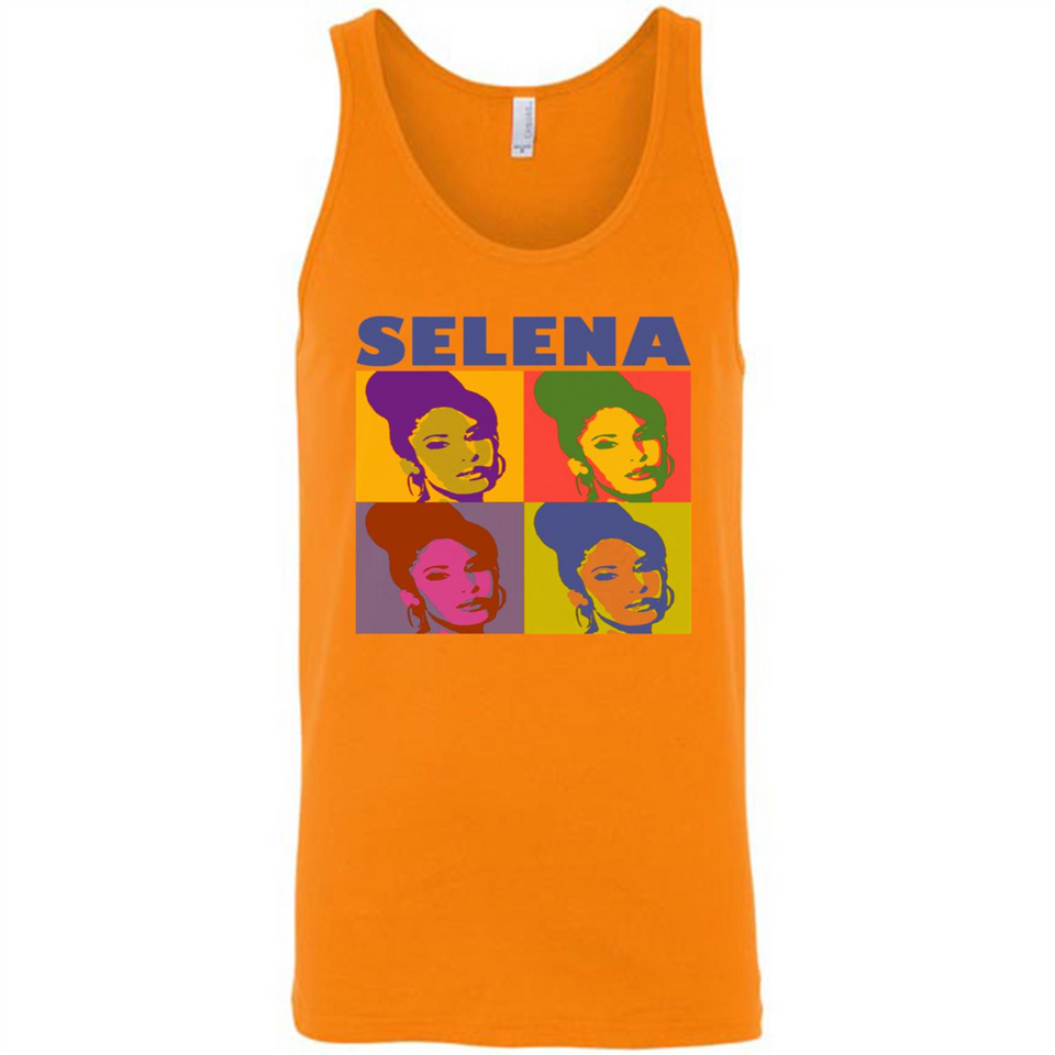 Selena Gomez Light Color - Canvas Unisex Tank