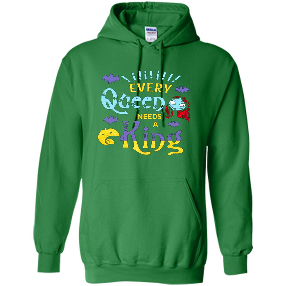 Nightmare Before Christmas Shirt - Sally Glitter Shirt - Every Queen needs a King PINGPONG
