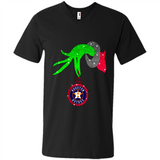 GRINCH HAND HOLDING HOUSTON ASTROS GLITTER CHRISTMAS PINGPONG