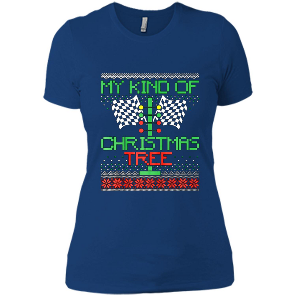 Funny Drag Racing Ugly Christmas Holiday Tree PING PONG