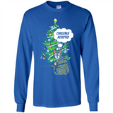 Christmas Tree Cat Long Sleeve Christmas Shirt for Cat Lover - Long Sleeve T-Shirt