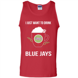 I Just Want To Drink Hot Chocolate & Watch Toronto Blue Jays Ugly Christmas Sweater PINGPONG
