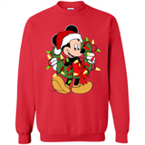 Disney Mickey Mouse Christmas Lights Sweatshirt - Sweatshirt