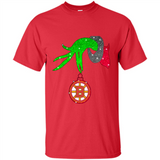 GRINCH HAND HOLDING BOSTON BRUINS GLITTER CHRISTMAS PINGPONG