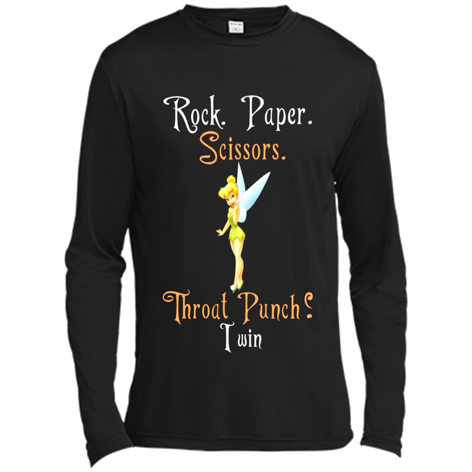 Tinker Bell Rock Paper Scissors Throat Punch I win PINGPONG