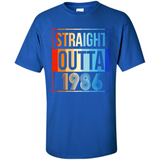 Retro Straight Outta 1986 32 Years Old - Shirt