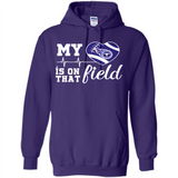 Tennessee Titans Football My Heart is on that Field - Hoodie