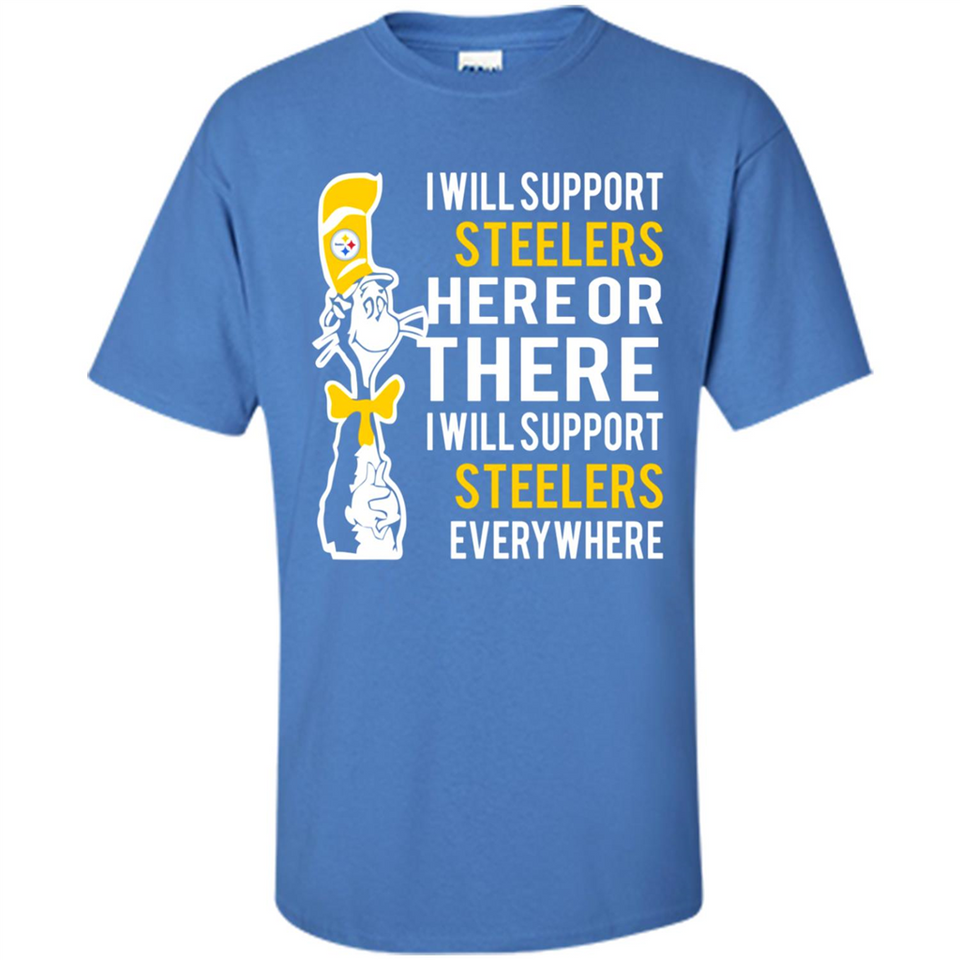 Shirt For Dr Seuss Cat And Pittsburgh Steelers Fans - Shirt