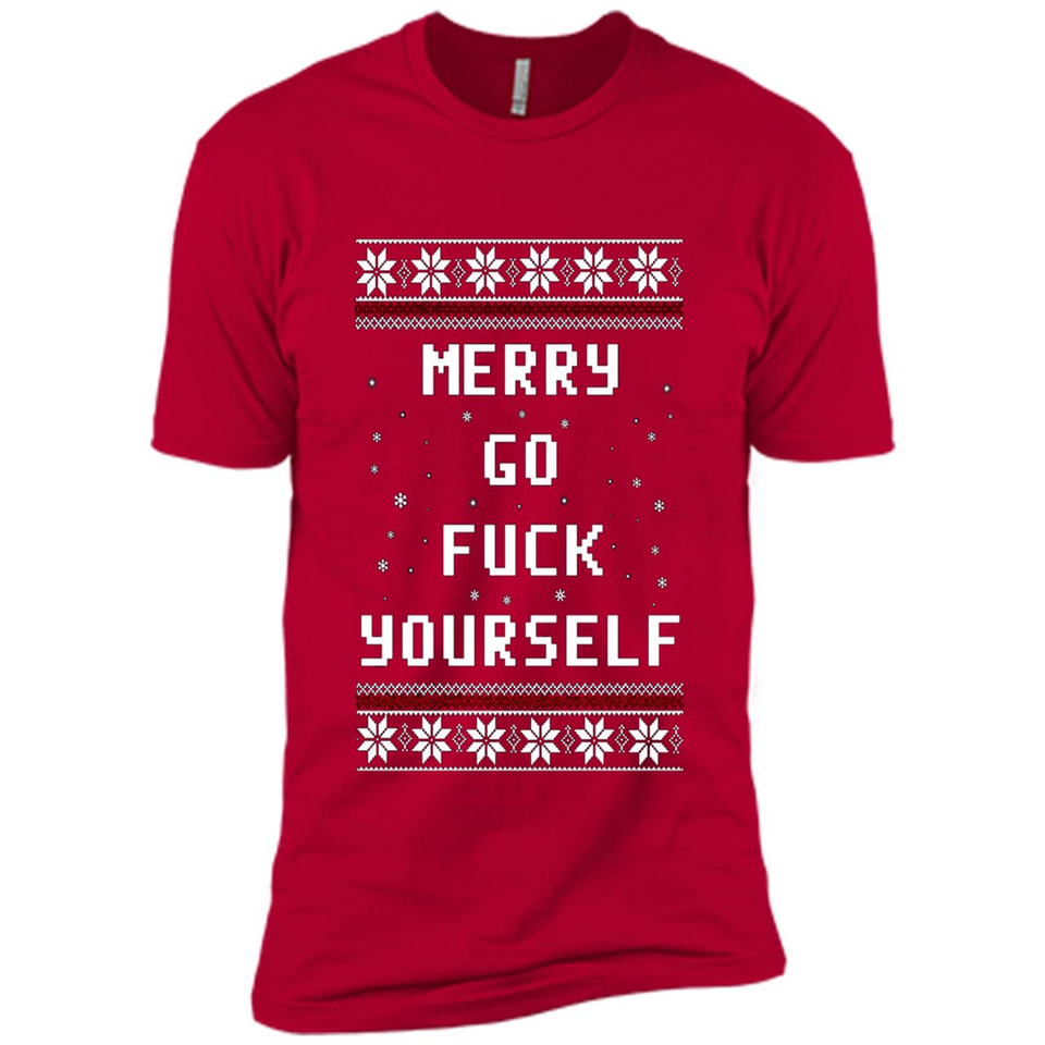 Merry go fuck yourself Christmas sweatshirt PINGPONG