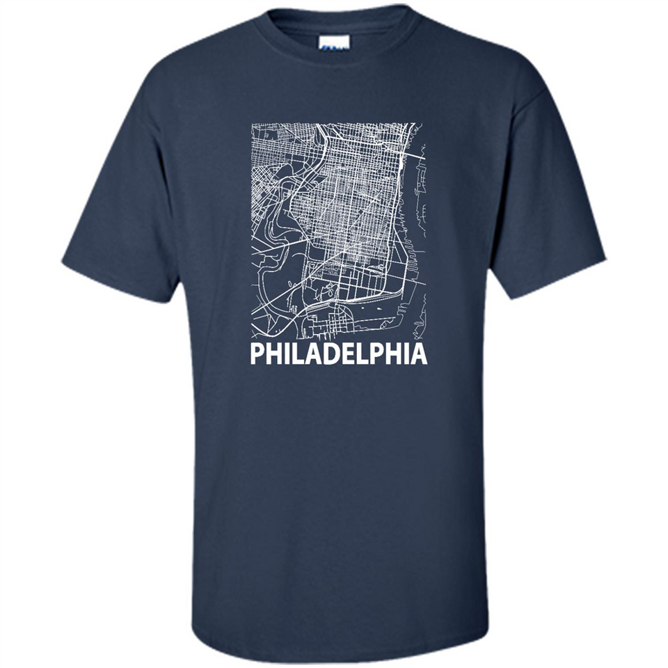 Philadelphia Pennsylvania City Map Souvenir