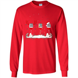 Christmas Red Wine - Merry Xmas T-Shirt - Long Sleeve T-Shirt