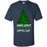 Looks Great Little Full Lotta Sap Funny Christmas PINGPONG