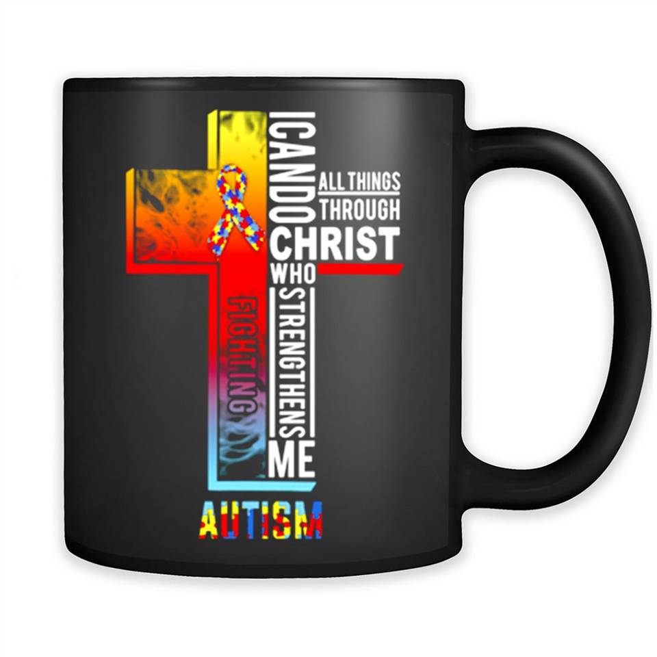 I can do all things through christ who strengthens me fighting Aut sm Jesus