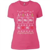 Scientific christmas ugly sweater - Ladies' Boyfriend T-Shirt