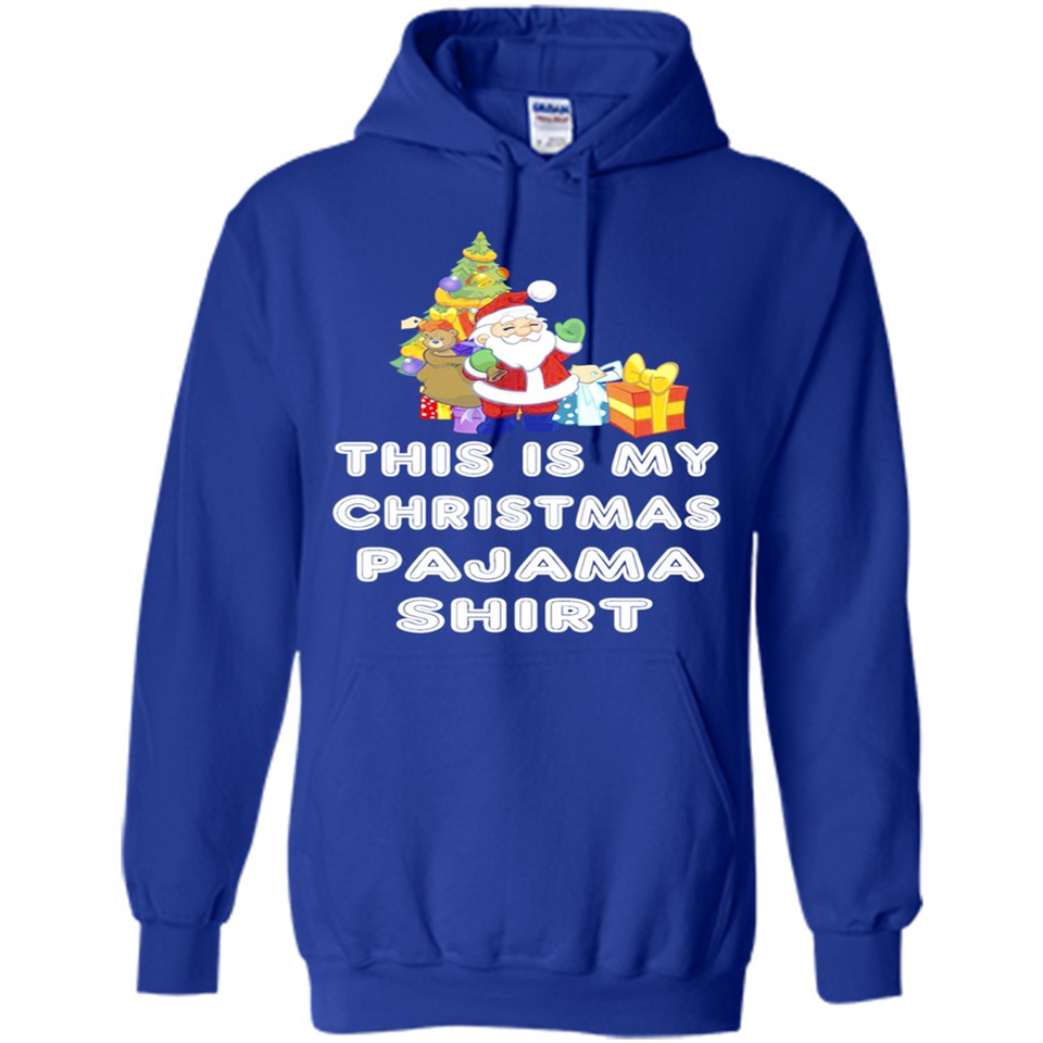 This is My Christmas Pajama Shirt - Santa Bear Tree Gift Tee