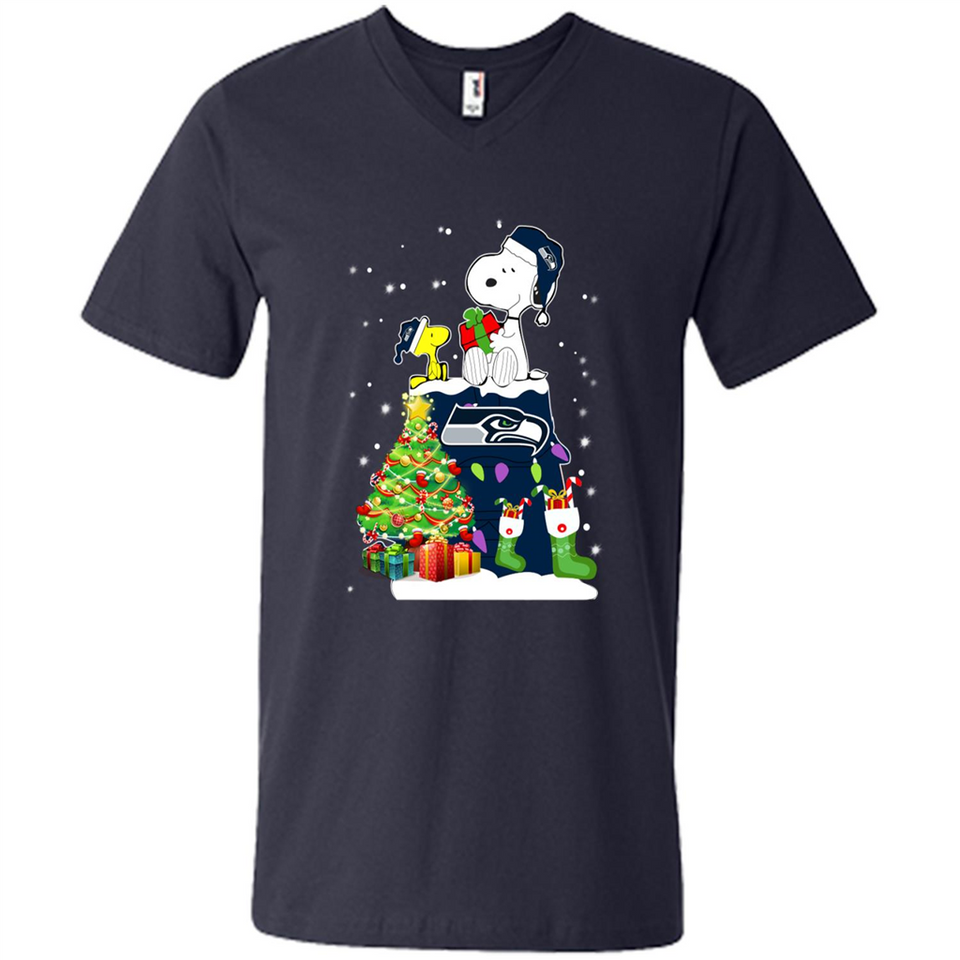 SEATTLE SEAHAWKS SNOOPY & WOODSTOCK CHRISTMAS