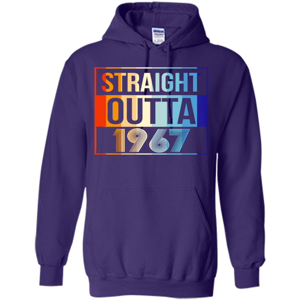 Retro Straight Outta 1967 51 Years Old - Hoodie