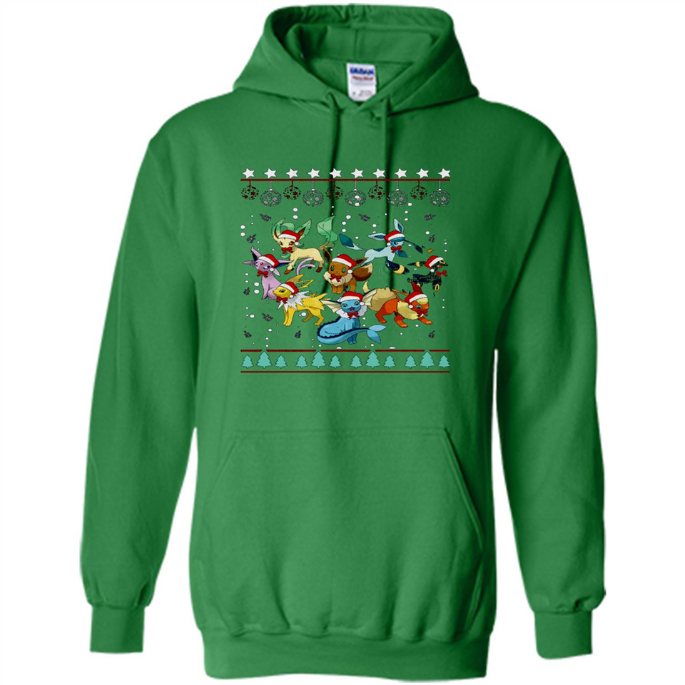 Pokemon Eeveelutions Ugly Christmas Sweater Perfect Christmas PINGPONG