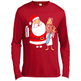 Eggnog Santa And Jesus Christmas