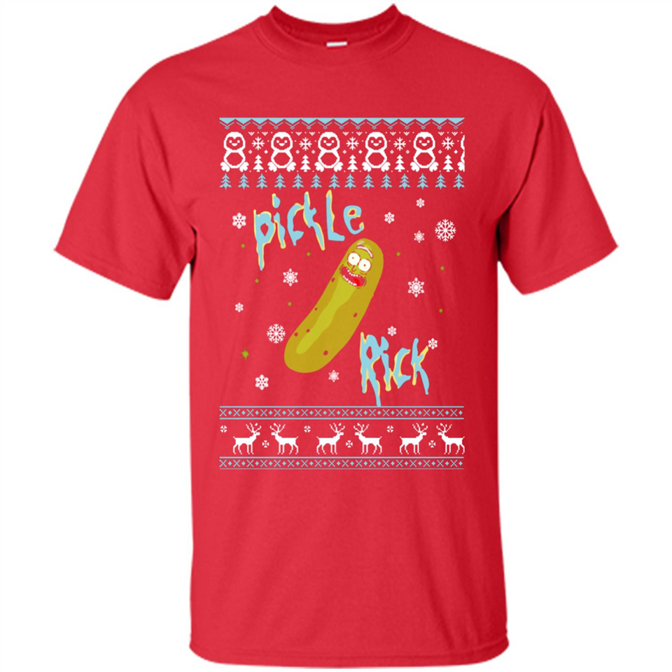 Rick and Morty Pickle Rick Ugly Christmas Sweater - Shirt