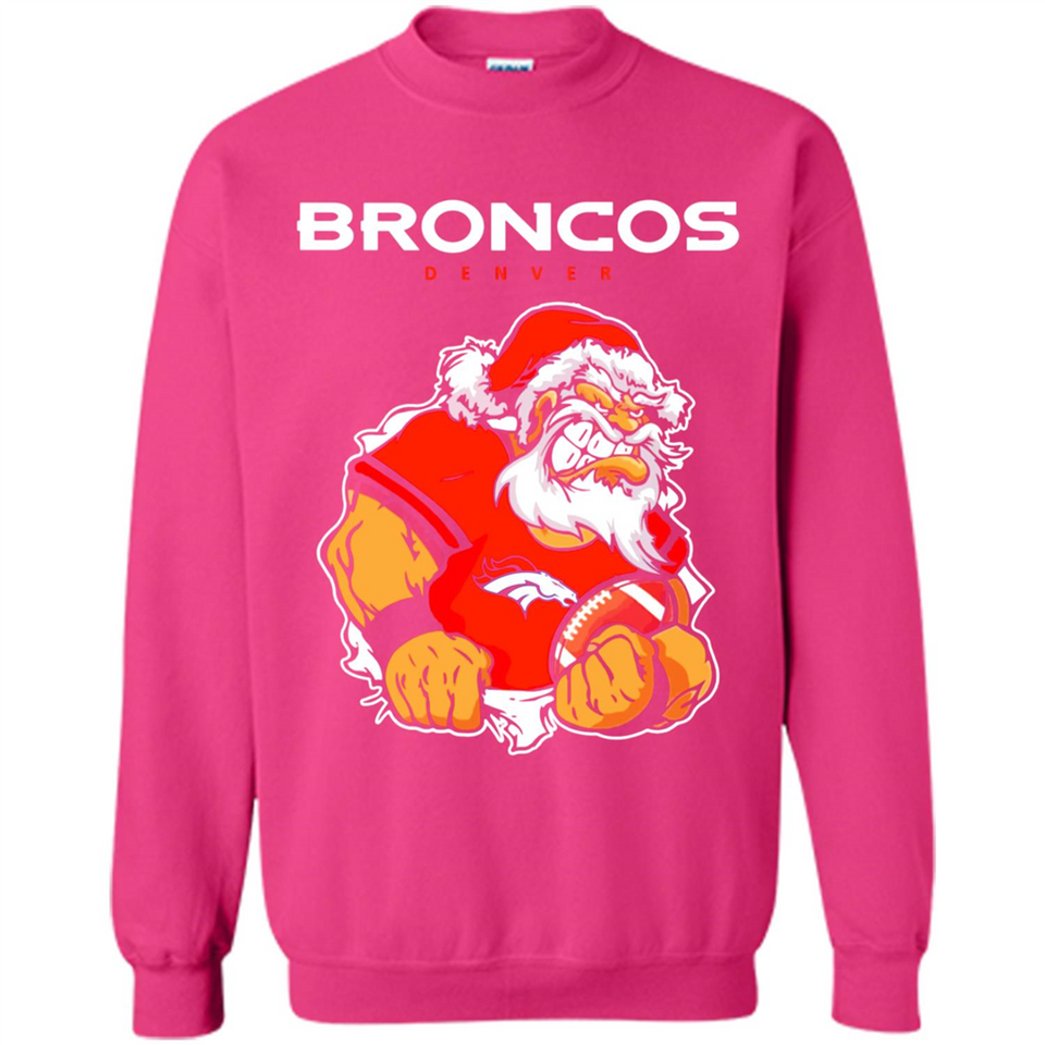 Grumpy Santa Claus Broncos Denver Football Team PINGPONG