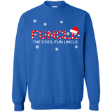 Mens Christmas Funcle The Cool Fun Uncle Definition Xmas - Sweatshirt