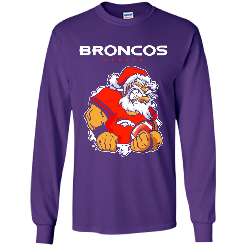 Grumpy Santa Claus Broncos Denver Football Team PINGPONG