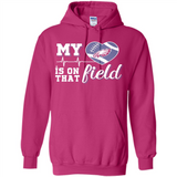 Philadelphia Eagles Football My Heart is on that Field - Hoodie