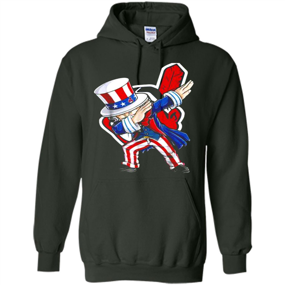 MLB CLEVELAND INDIANS UNCLE SAM DABBING INDEPENDENCE DAY