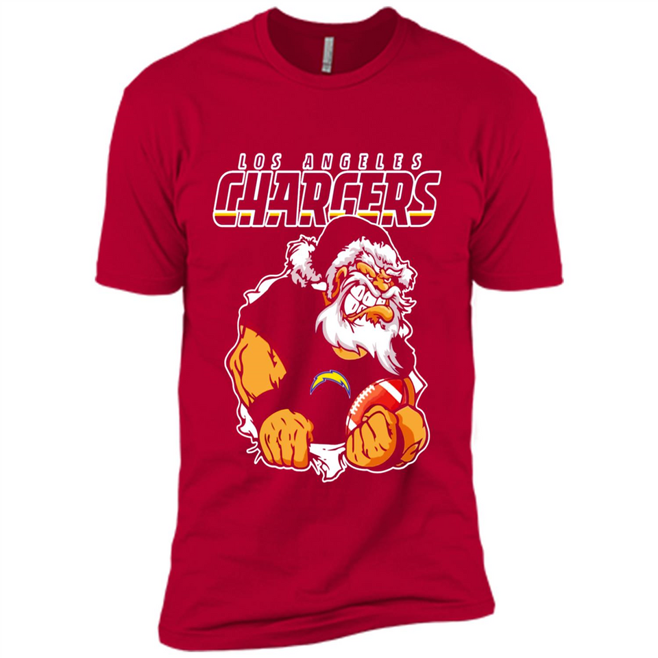 Grumpy Santa Claus Los Angeles Chargers Football Team PINGPONG