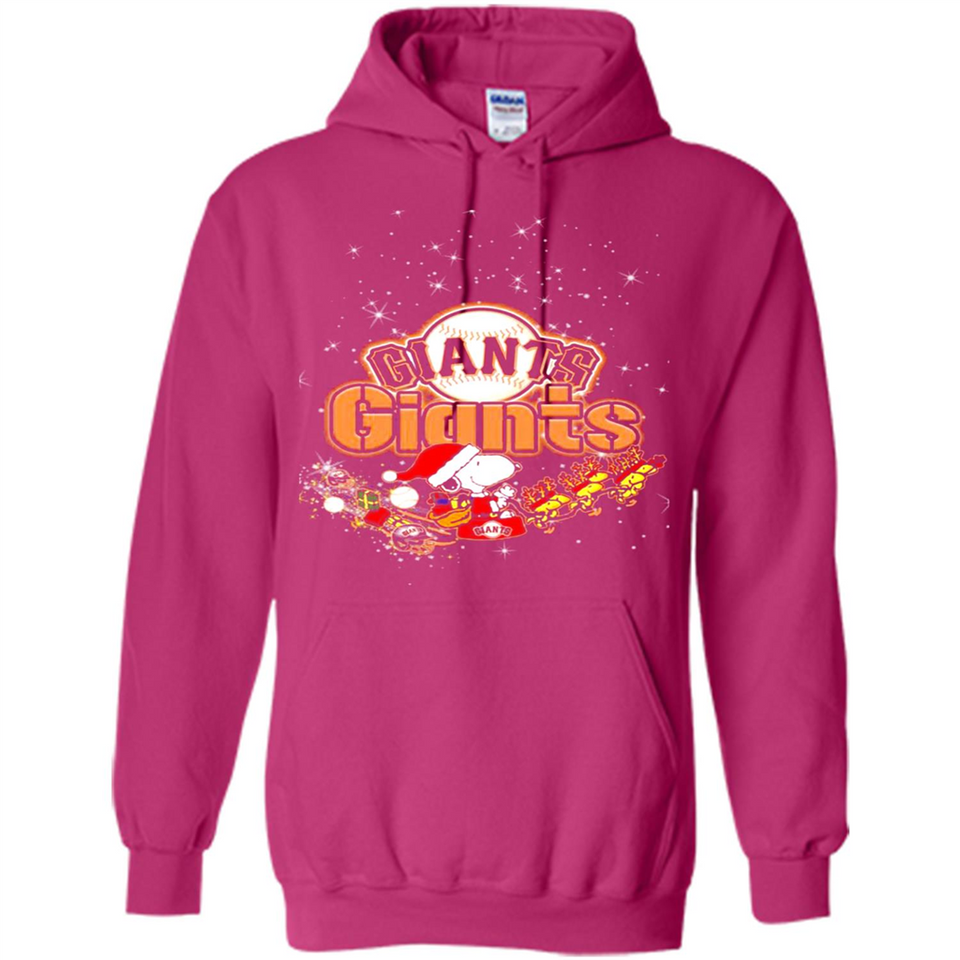Snoopy Christmas San Francisco Giants - Hoodie