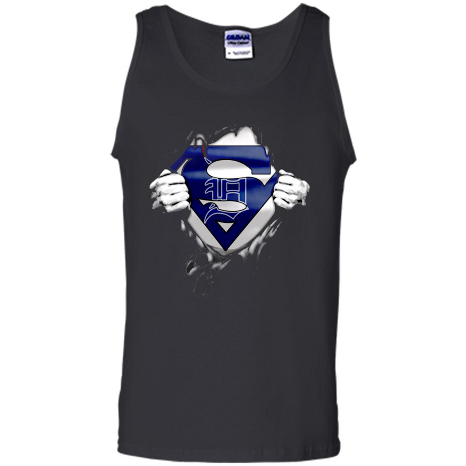 Detroit Tigers And Superman Fans - Tank Top