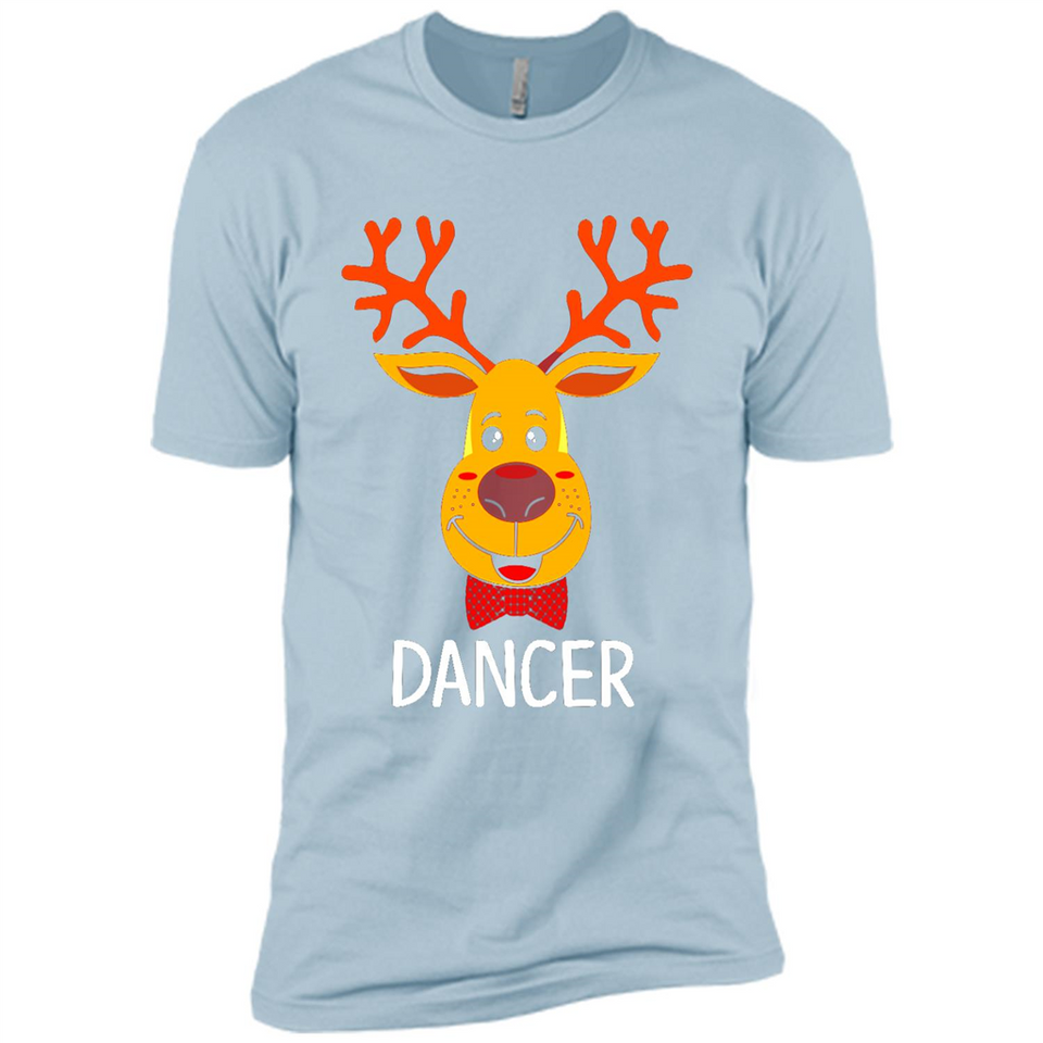Dancer Santa Claus Funny Xmas Holiday T-Shirt - Premium Short Sleeve T-Shirt