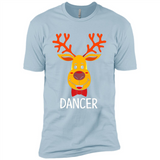 Dancer Santa Claus Funny Xmas Holiday T-Shirt - Premium Short Sleeve T-Shirt