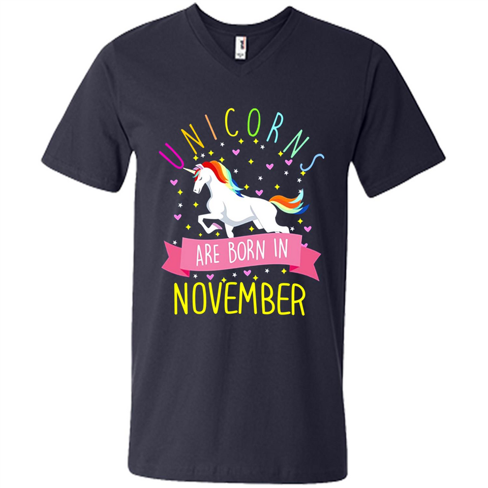 Unicorns Are Born In November T Shirt Hoodie Sweater