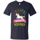 Unicorns Are Born In November T Shirt Hoodie Sweater