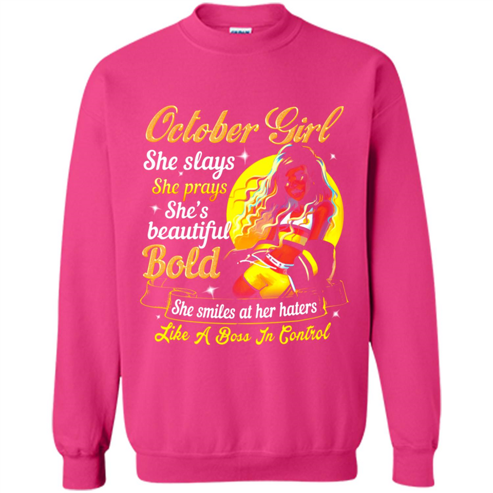 October Girl She Slays She Prays She's Beautiful PINGPONG