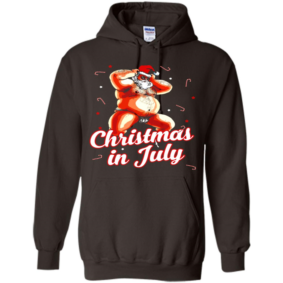 Christmas In July - Funny Dancing Santa - Hoodie