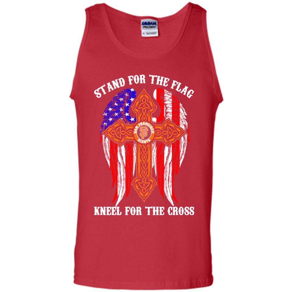 Francisco Giants - stand for the flag kneel for the cross