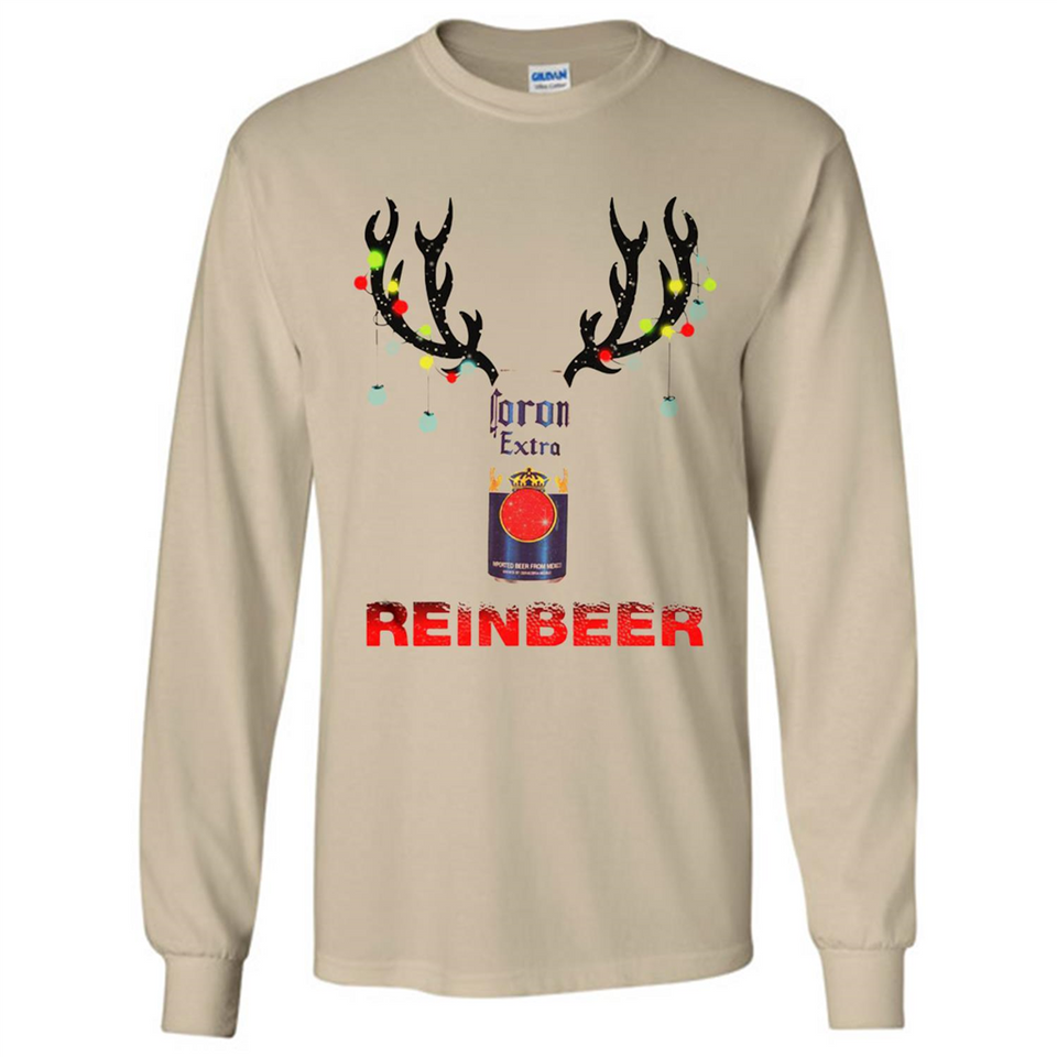 Corona Extra reinbeer Christmas - Long Sleeve T-Shirt