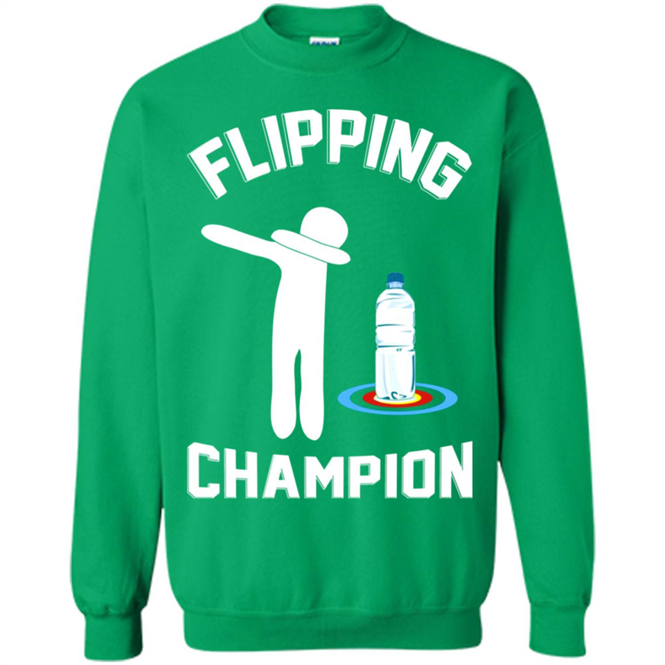 Water Bottle Flipping Tshirt Dabbing Flipping Champion - Sweatshirt
