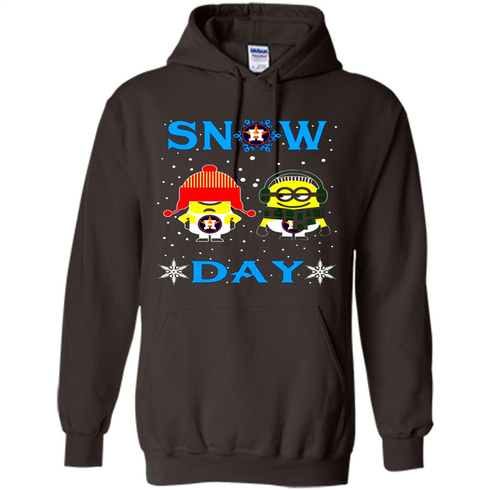 Snow Day Shirt For Houston Astros Vs Minion Fans pingpong